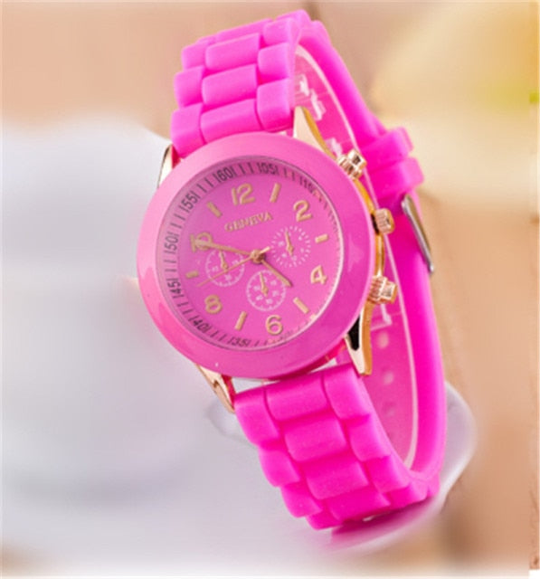 Silicone Watches Women Men Sports Jelly Gel Analog Quartz Wrist Watch Ladies Female Rubber Hours Clock White Relogio Reloj A4